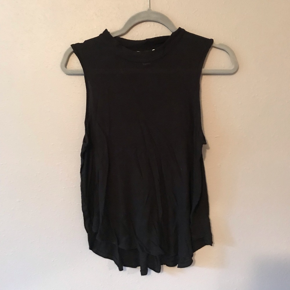 Black tank top
